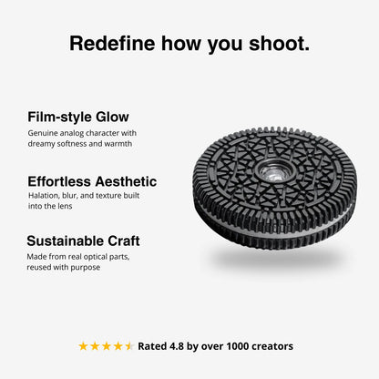 Vibescam® Repurposed Disposable Camera Lens